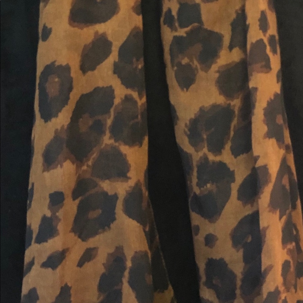 Soft, thin and light weight leopard scarf!